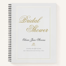 Elegant Classy Ivory Lijst Gift List Notitieboek