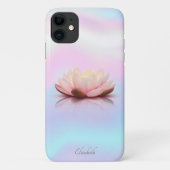 Elegant Classy Lotus Flower Holographic Case-Mate iPhone Case (Achterkant)