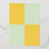 Elegant Classy Luxury Gold Silver Modern Wedding Folie Uitnodiging (Achterkant)