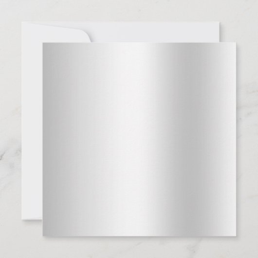 Elegant Classy Mannelijk Zwart & Zilver Verjaardag Kaart (Achterkant)