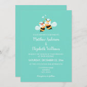 Elegant Classy Mint om het huwelijk te beestaven Kaart (Voorkant / Achterkant)