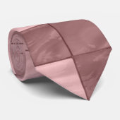 Elegant Classy Paars Metallic Tile Patroon Stropdas (Opgerold)