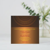 Elegant Classy Pattern Indian Wedding Invitation Kaart (Staand voorkant)