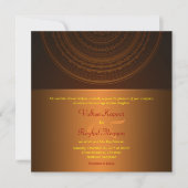 Elegant Classy Pattern Indian Wedding Invitation Kaart (Voorkant)