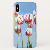 Elegant Classy Pink Gouache Florals Case-Mate iPhone Case (Achterkant)