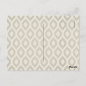 Elegant Classy Waterverf Floral Lijst Bouquet Briefkaart (Achterkant)