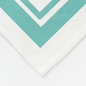 Elegant Classy Waterverf Laurels Double Lijst Fleece Deken (Hoek)