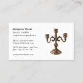 Elegant Clean Antiek Dealer Visitekaartje (Voorkant)