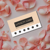 Elegant Clean Beauty Salon Loyalty Kaart