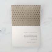 Elegant Clean Chic Minimal Clean Photo Afstuderen Bedankkaart (Binnen)