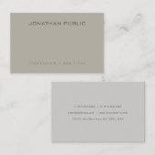 Elegant Clean Design Professional Sjabloon Moderne Visitekaartje (Voorkant / Achterkant)
