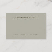 Elegant Clean Design Professional Sjabloon Moderne Visitekaartje (Voorkant)