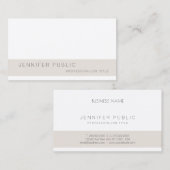 Elegant Clean Design Sjabloon Professional Moderne Visitekaartje (Voorkant / Achterkant)