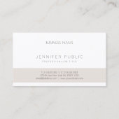 Elegant Clean Design Sjabloon Professional Moderne Visitekaartje (Achterkant)