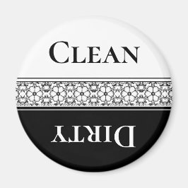 Elegant Clean Dirty Dishwaser Magnet