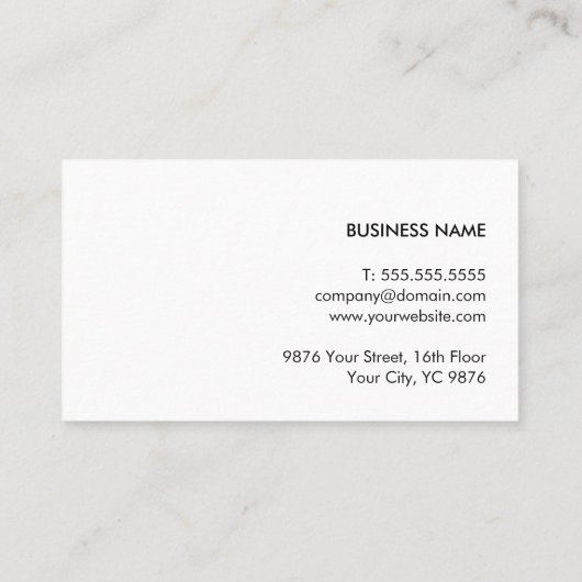 Elegant Clean Light Grey Faux Copper Line Attorney Visitekaartje (Achterkant)