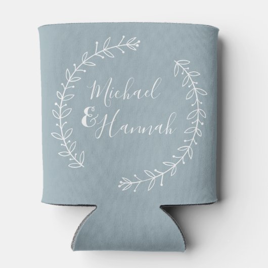 Elegant Clean Minimalist Wedding Blikjeskoeler (Achterkant)