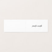 Elegant Clean Modern Minimal Professional Plain Visitekaartje (Buitenkant ongevouwen)