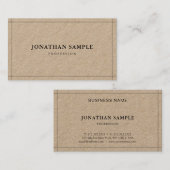 Elegant Clean Professional Modern Plain Luxury Visitekaartje (Voorkant / Achterkant)