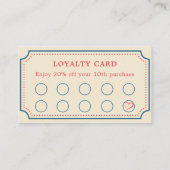 Elegant Clean Retro Blauw Vet Haar Stylist Visitekaartje (Achterkant)