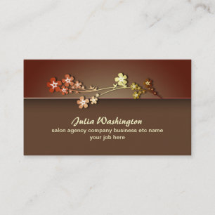 elegant clean style business card visitekaartje