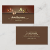 elegant clean style business card visitekaartje (Voorkant / Achterkant)