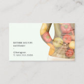 Elegant Clean Vegetables Body Nutritionist Visitekaartje (Voorkant)