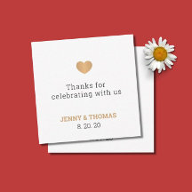 Elegant Clean Wedding Hartelijk dank