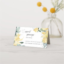 ELEGANT CLEAN YELLOW WATERVERF FLORAL BABY SHOWER