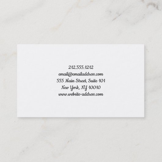 Elegant Cleaning Service Glitter Bokeh Business CA Visitekaartje (Achterkant)