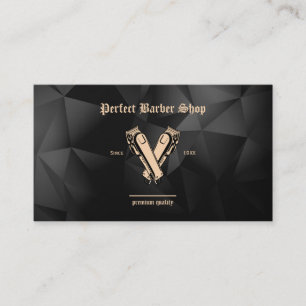 Elegant Clippers Barber Shop Professional Visitekaartje