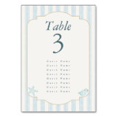 Elegant Coastal Elegant Wedding Kaart (Achterkant)