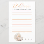 Elegant Coastal Pearl advies voor ouders-to-be Flyer (Voorkant)