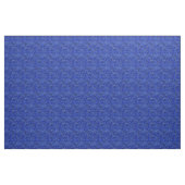 Elegant cobalt blue tooled leather stof (Yard (91,4 cm))
