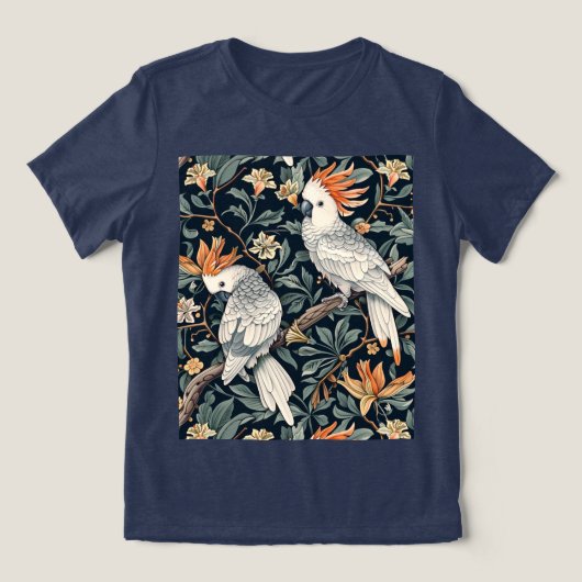 Elegant Cockatoo T-shirt (Design voorkant)