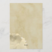 Elegant Cocktail Bridal Shower Invitation Art Kaart (Achterkant)