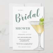 Elegant cocktailglas Vrijgezellenfeest Kaart (Voorkant)