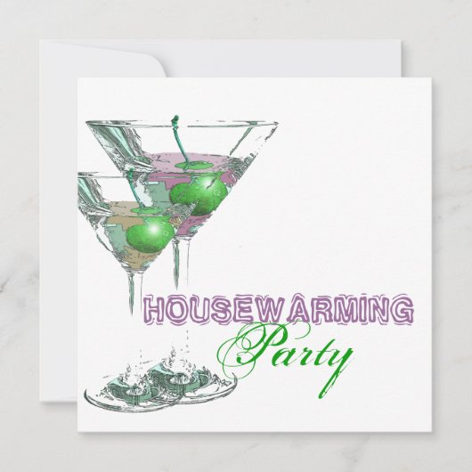 Elegant cocktailparty CUSTOMIZE Kaart (Voorkant)