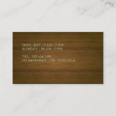 Elegant Coffee Beans Coffee Loyalty (Achterkant)