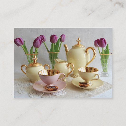 Elegant Coffee House Visitekaartje (Voorkant)