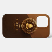 Elegant Coffee Seed Logo - Goudaccentontwerp Case-Mate iPhone Case (Achterkant (horizontaal))