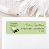 Elegant Coffee Thema Perfect Matcha Bruidsmeisjesf Etiket (Insitu)