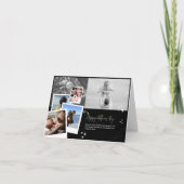 Elegant Collage Fathers Day Fotokaart Kaart (Voorkant)