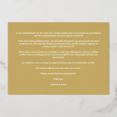 Elegant Collage Lace Romantic 3 Photos Couple Folie Uitnodiging (Achterkant)