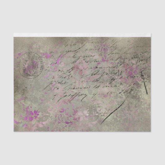 Elegant  Collage Tissuepapier (Voorkant)