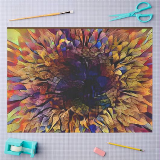 Elegant Collectie van goudtijger Tissuepapier (Craft)