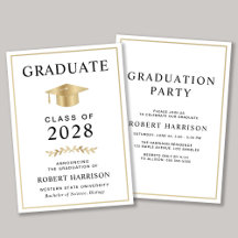 Elegant College Graduation Party