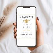 Elegant College Graduation Party Kaart