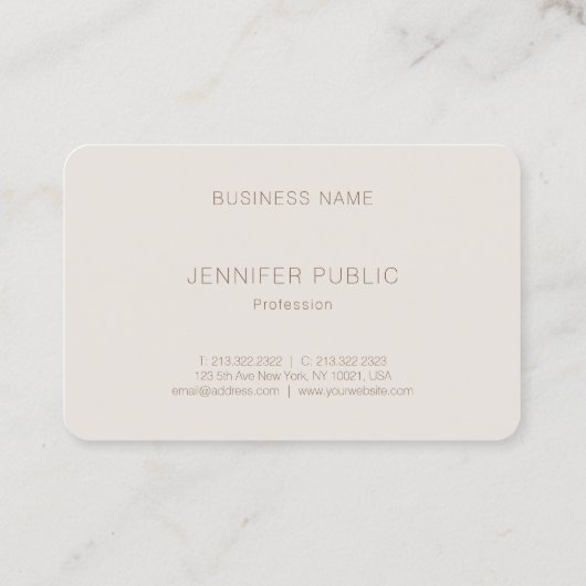 Elegant Color Harmony Professional Trendy Sjabloon Visitekaartje (Achterkant)