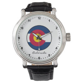 Elegant Colorado Watch & Colorado Flag/VS Horloge
